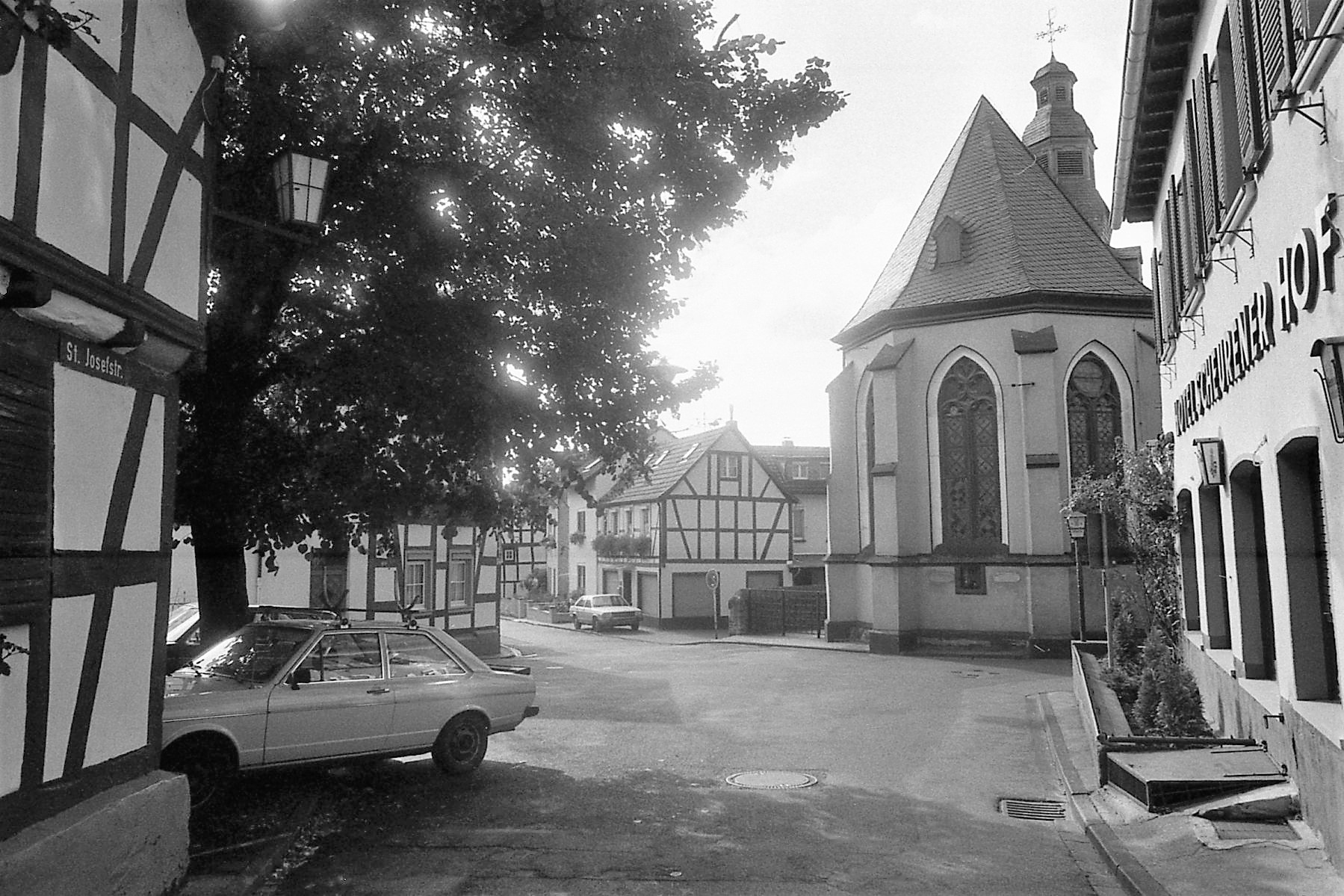 Blick von der Sankt Josef Stra&szlig;e